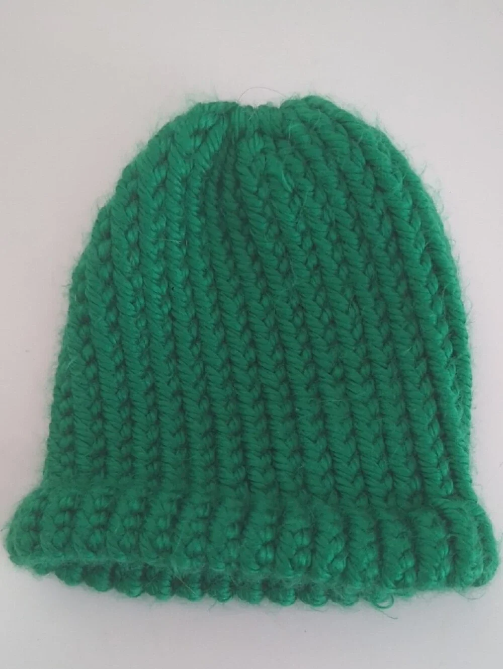 Kids Knit Beanie Hat Set - Green & Blue